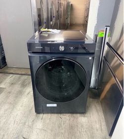 SAMSUNG BESPOKE 5.3 CU FT EXTRA LARGE CAPACITY BRUSHED NAVY FRONT LOAD WASHER 🔥
