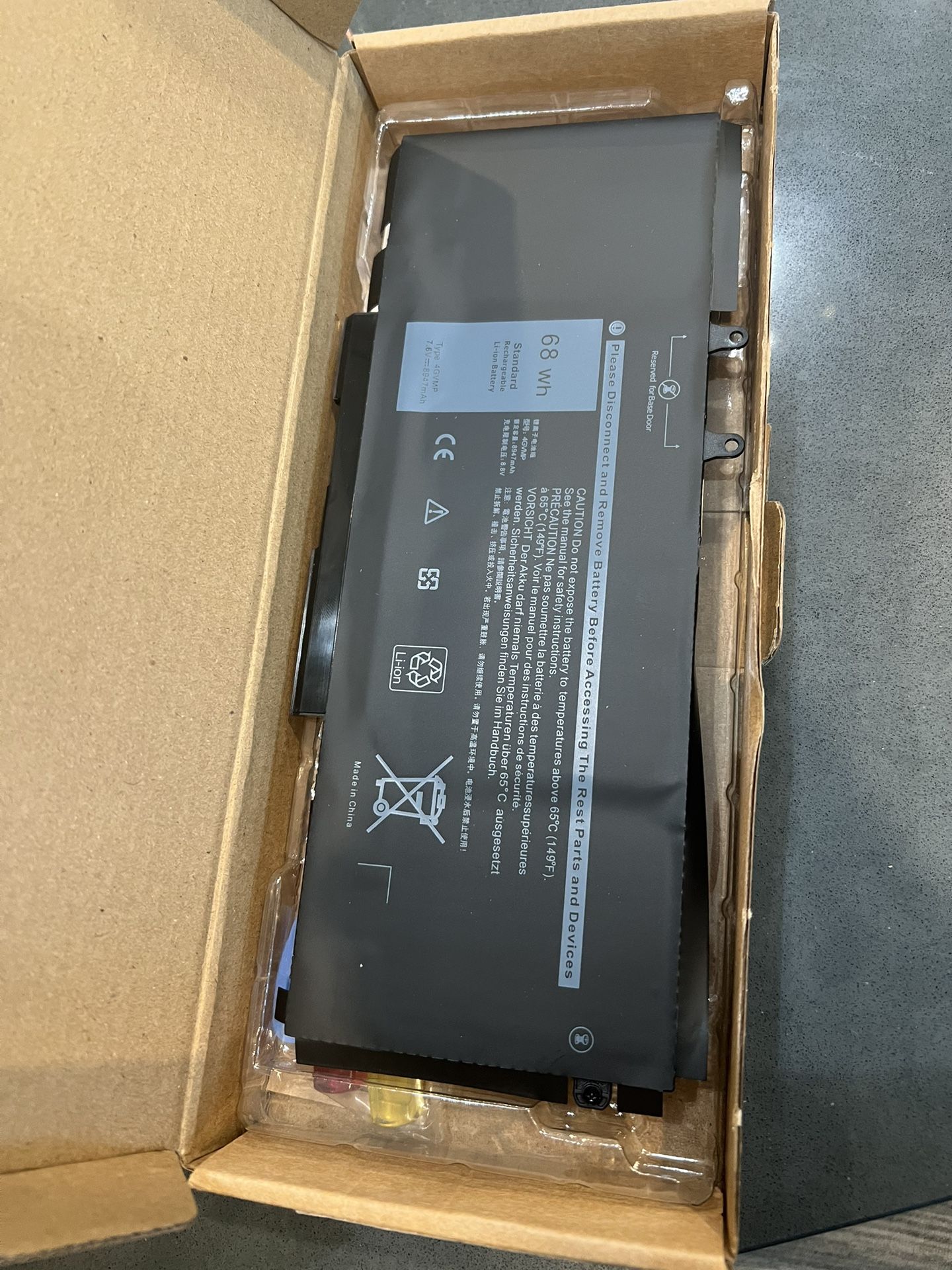 Laptop Battery Replacement for Dell Latitude 5 Precision 3540 Inspiron 7 7791 2-in-1 P84F P84F001 P42E P42E001 P98G001 P80