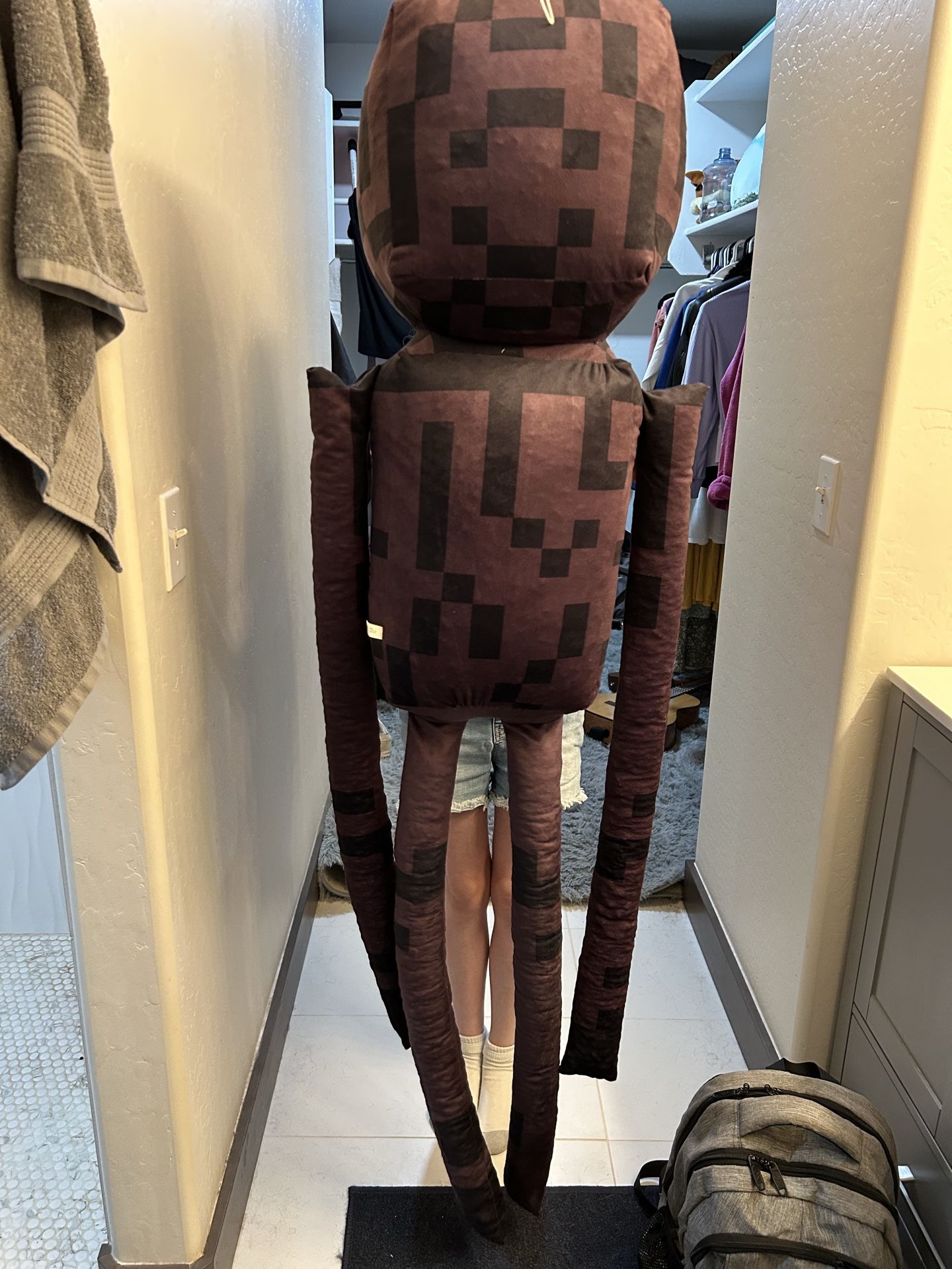 5 foot Minecraft stuffed Enderman