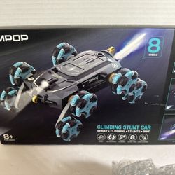 GAMPOP  8 Wheels Climbing STUNT Car Remote Control Car 360 Good Condition
