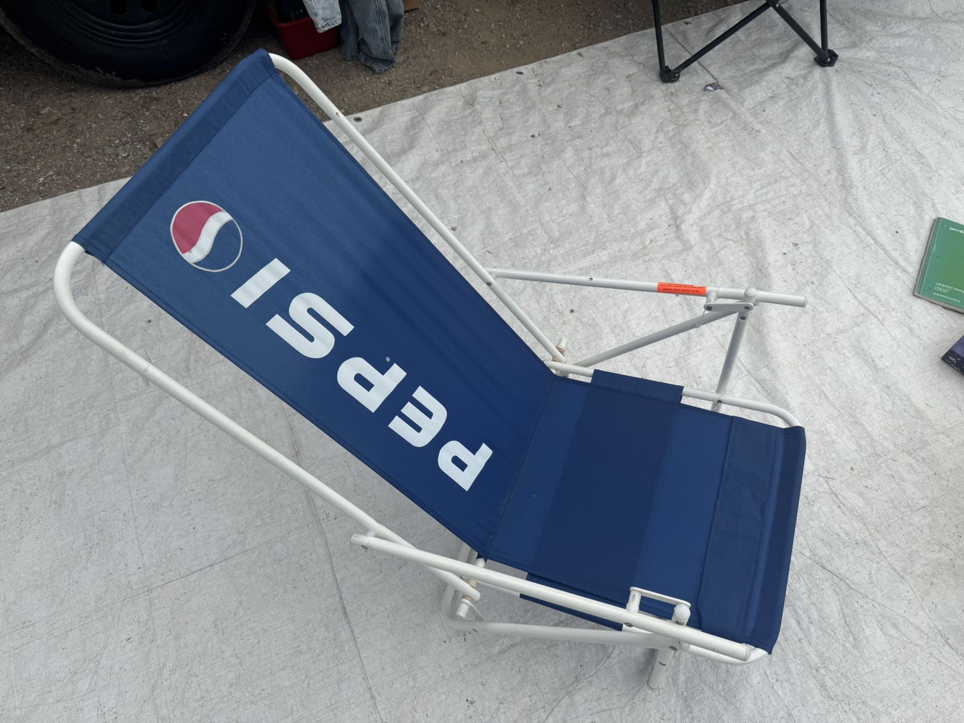 $27 Pepsi Folding Beach Chair