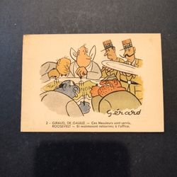 Propaganda Postcard Regarding Roosevelt World War II