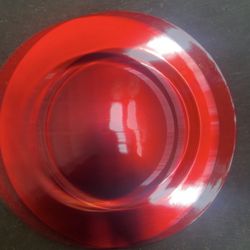 Charger Plate Red 13”