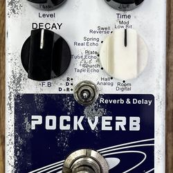 AMMOON POCKVERB REVERB & DELAY GUITAR EFFECTS PEDAL