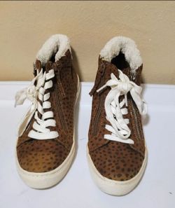 Universal Thread Tilly Brown Sherpa Lined High Top Fashion Sneakers US Size 7.5