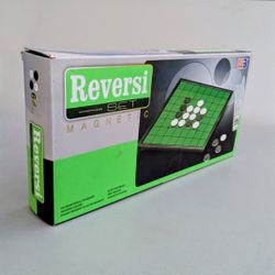 Magnetic traveling game board - Reversi Game Set - 9-3/4" folding Board  • travel games, in car games, magnetic traveling board game, reversi, Othello