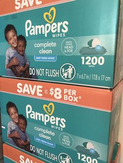 Pampers 1200 Wipes 