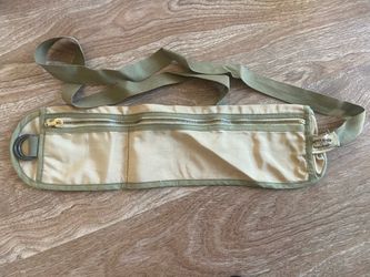 Vintage Canvas Travel Money Belt Waist Bag