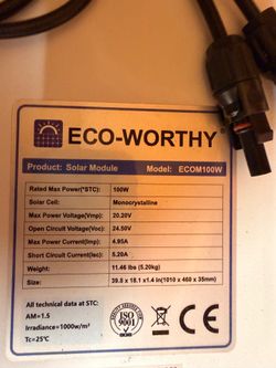Eco-worthy solar panels