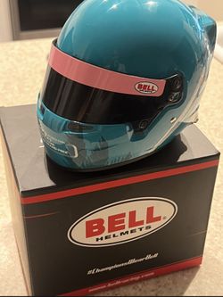 Formula 1 Miami Grand Prix 2022 Mini Helmet - Fl Bell - Miami Dolphins