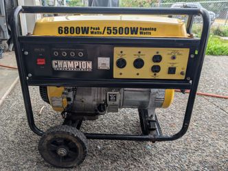 Champion 6800W Peak 5500W Portable Generator