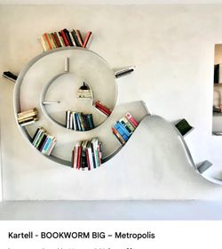 KARTELL Bookworm Shelf by Ron Arad 