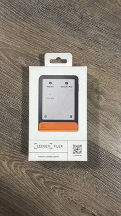 NEW Ledger Flex Bitcoin Limited Edition Hardware Wallet – Factory Sealed