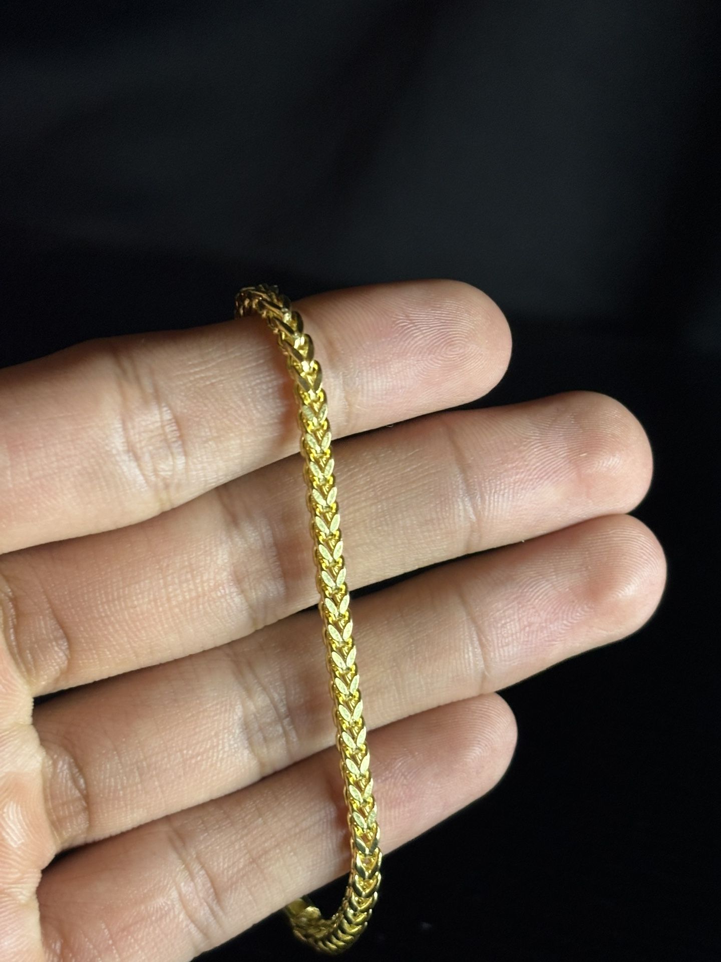 10k Gold Franco Bracelet