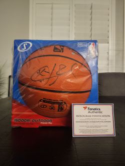 Chris Paul Autographed Basketball