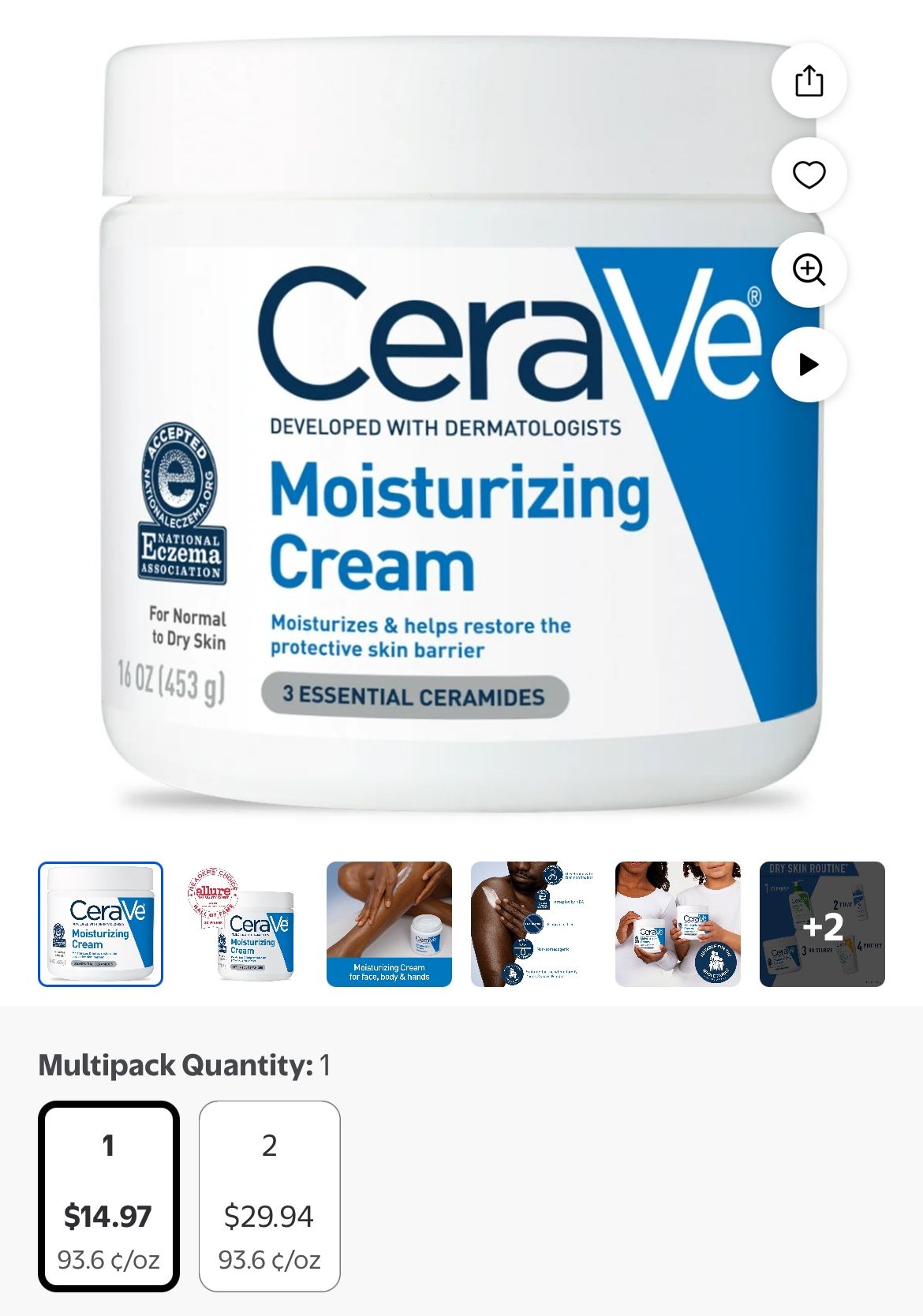 CeraVe Moisturizing Cream