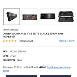 Jp23 Amp 2300watt Plus More 