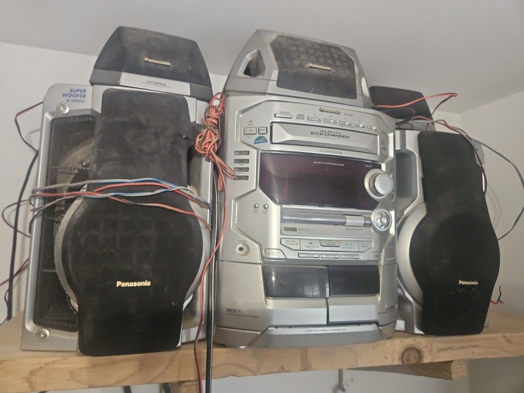 Stereo Sonido Muy Claro Trabaja Muy Bien Panasonic. Cassette Cd
