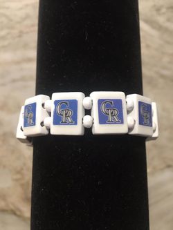 Colorado Rockies jewelry bracelet