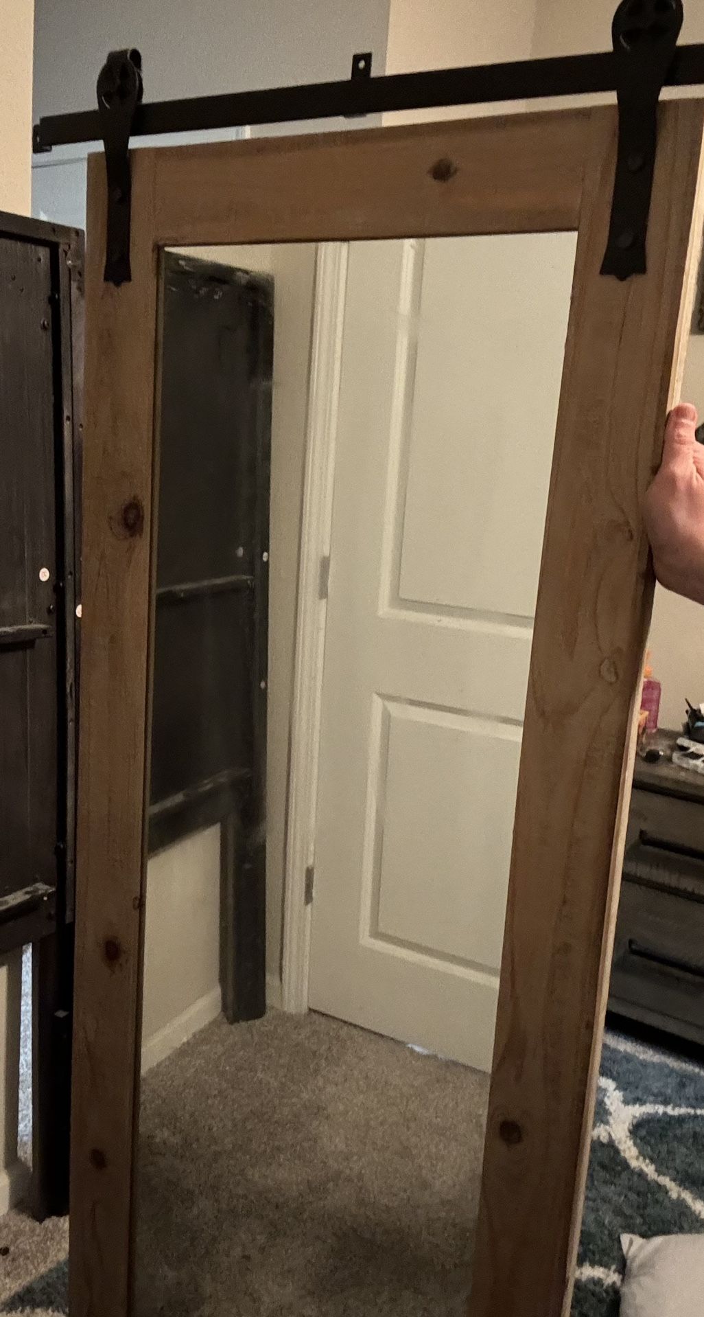 Barn Door Mirror