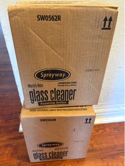 Spray away glass cleaner