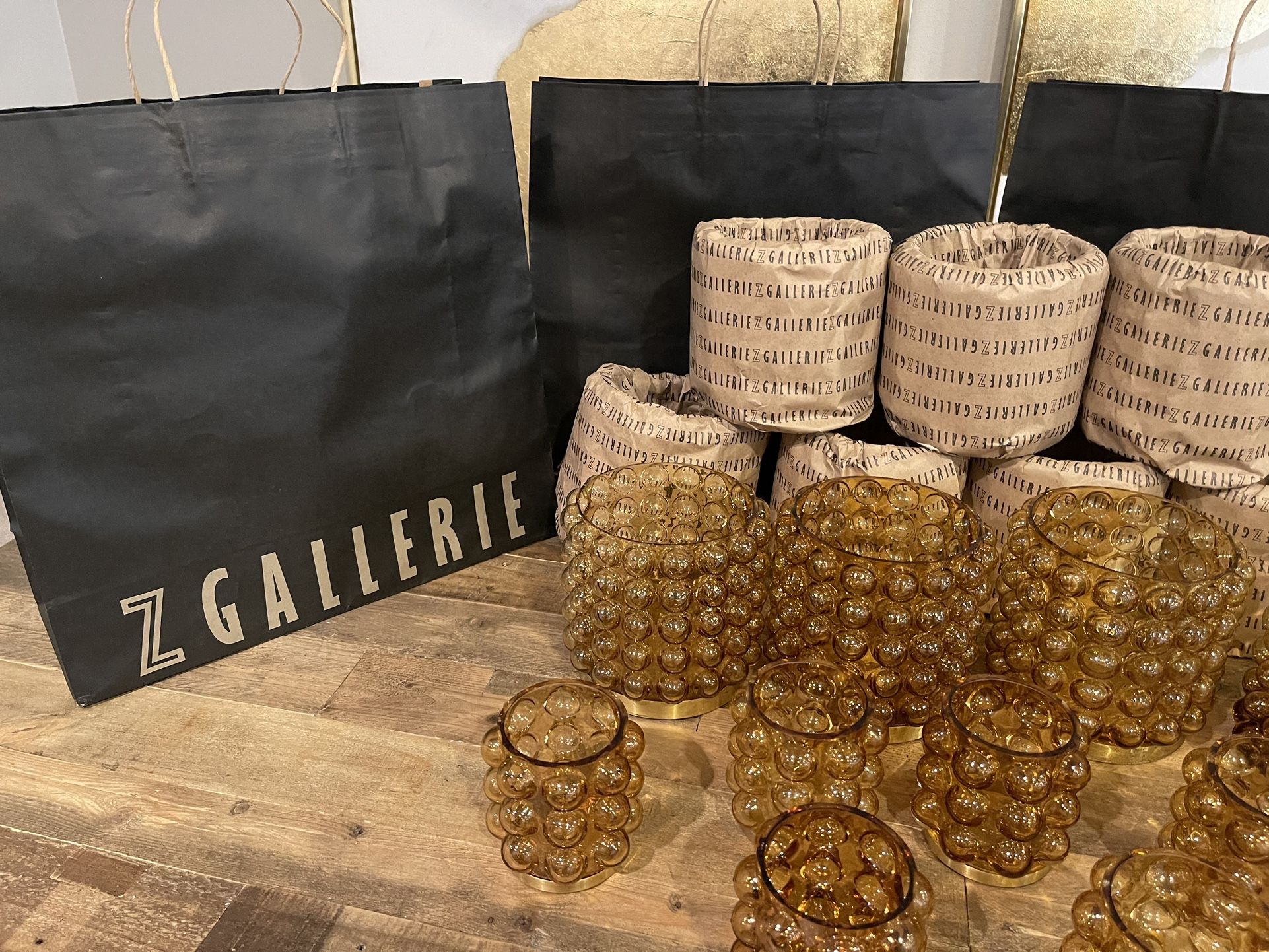 ZGALLERIE Votive Vases SET For Events - 19 Total
