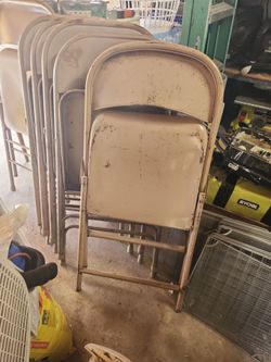 30$ for all steel folding  chairs