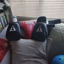 Boxing Gloves And Safety Thing 