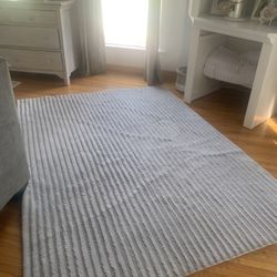 Memory Foam Gray Rug - Soft- 5x7