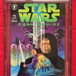 Dark Horse Comics Star Wars Dark Empire 5 CGC 9.6 White Pages