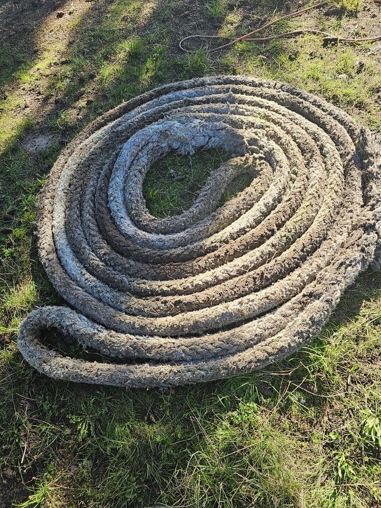 3 In. Thick & 75 Ft. Long Ship Rope 100 Dollars