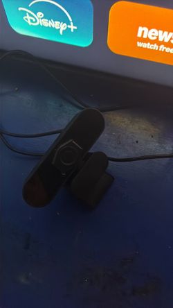 Black USB Webcam with Clip Mount