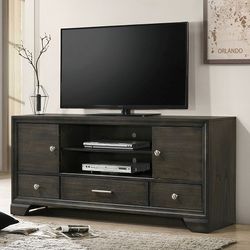 Tv Stand Dark Grey Finish, New Especial Price 