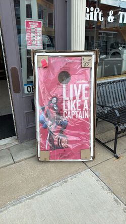 Cornhole boards/Captain Morgan