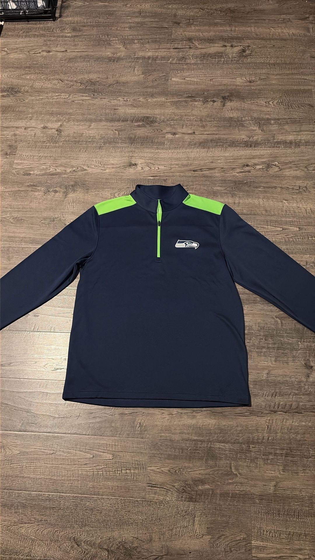 Seattle Seahawks Quarter Zip Pullover 