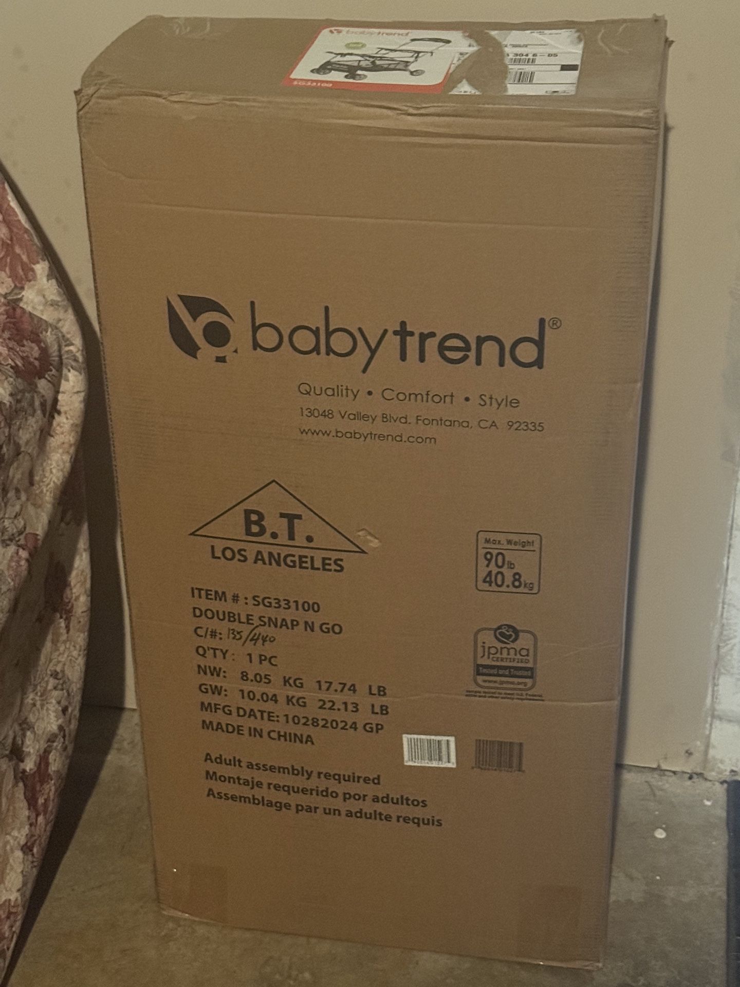 Baby Trend Snap-N-Go Double Universal Double Stroller