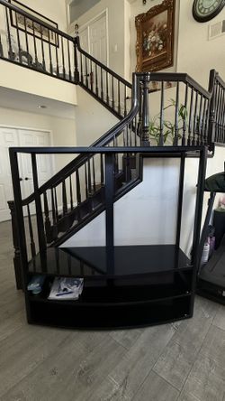 TV Stand Metal Black