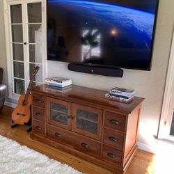 Restoration Hardware Credenza, TV Console, Mid Century MCM Storage Cabinet, Table Media Display