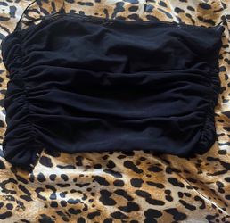 Black tube top shirt