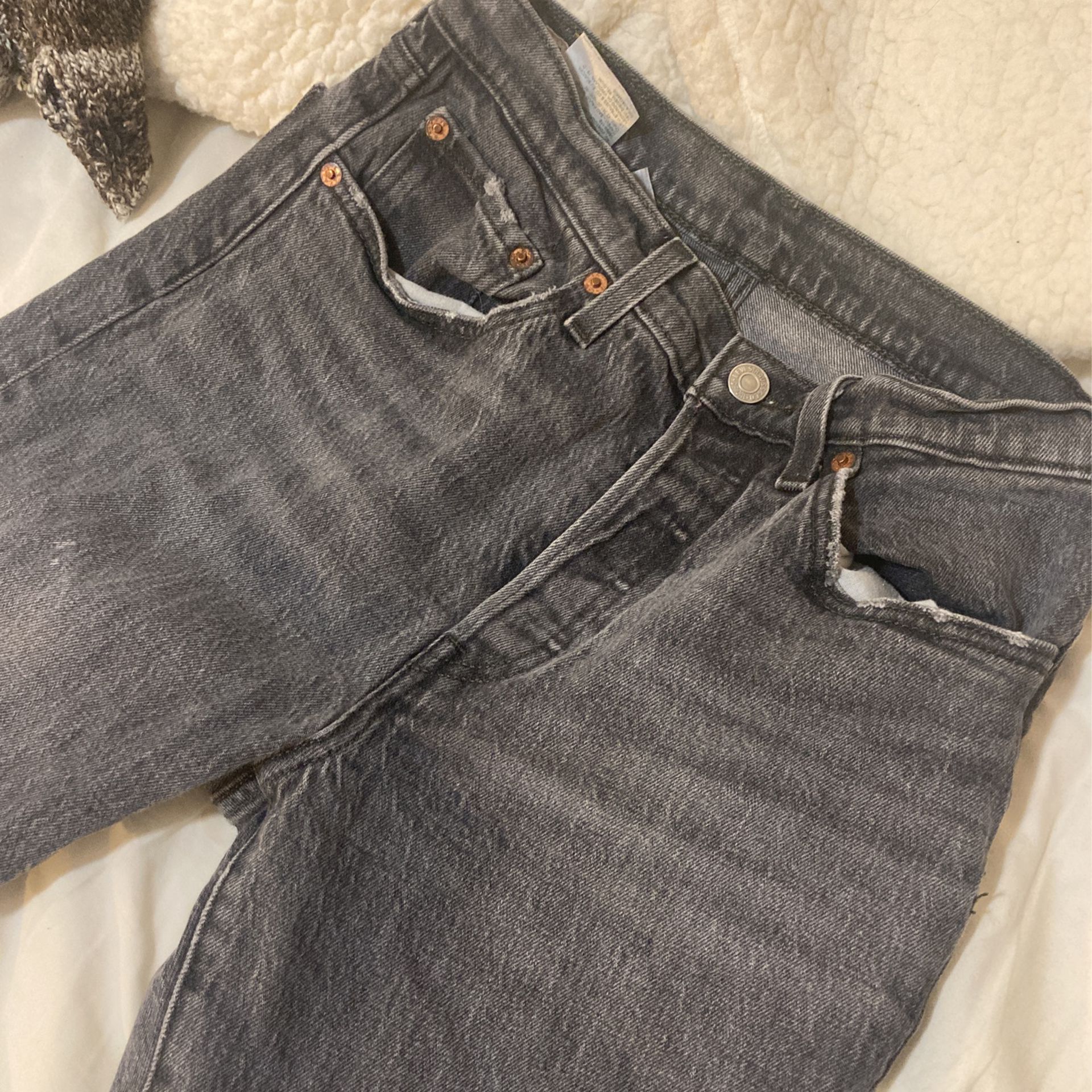 Black Levi Jeans 501 W26 L32