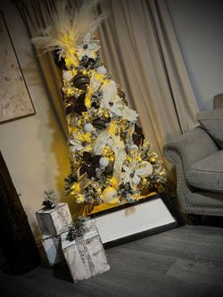 Costume Made Christmas Presents And Tree Base