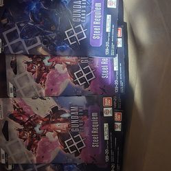 Gundam steel requiem sleeved booster packs gd03