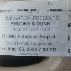 Brooks And Dunn Lawn Ticket