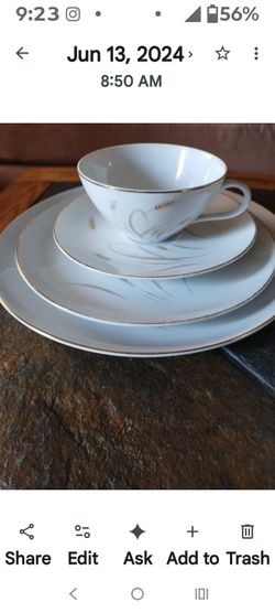 Golden Wheat Fine China Set