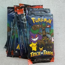 20 Pokemon Packs Trick Or Trade 