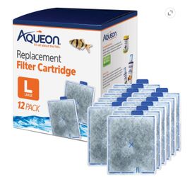 Aqueon Replacement Filter Cartridges Large - 12 pack
