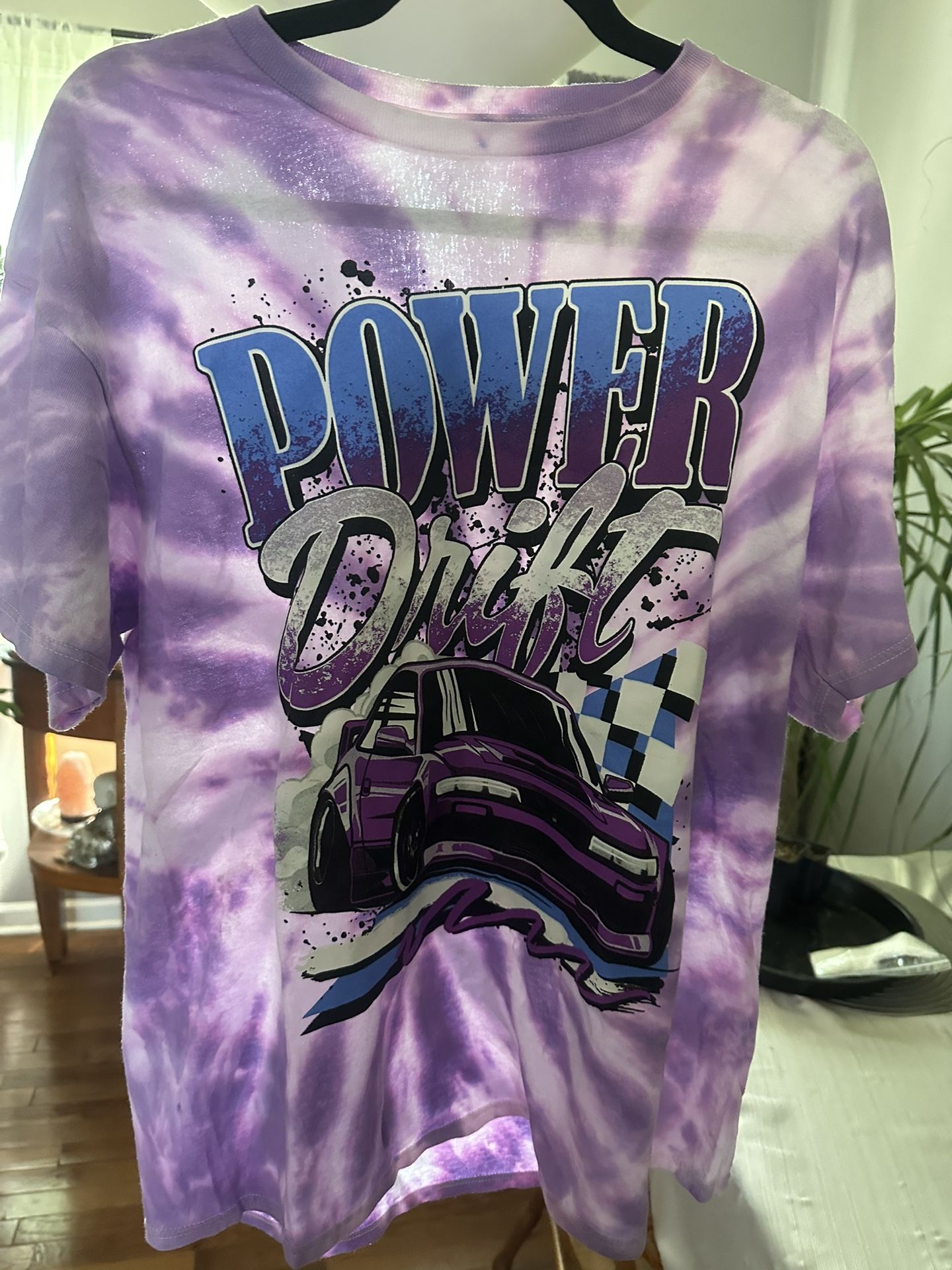 Power Drift Purple Tie-Dye T-Shirt