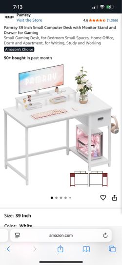 White Office Desk