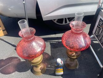 Vintage oil lamps