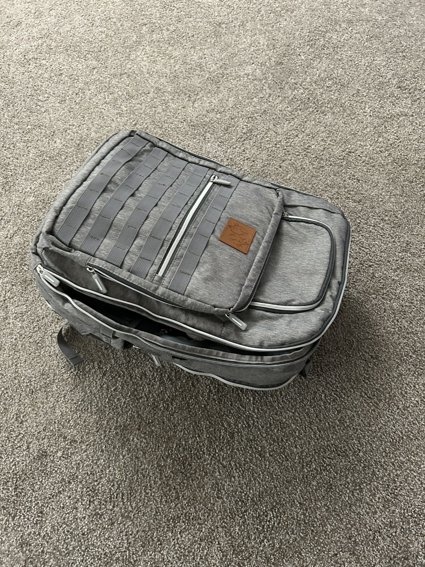Backpack With Fold-Out Bassinet